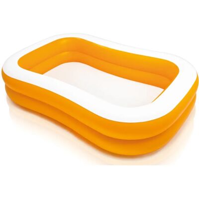 Intex 57181 Orange Rechteckiger aufblasbarer Pool 600 L Intex 57181 Orange Rechteckiger aufblasbarer Pool 600 L