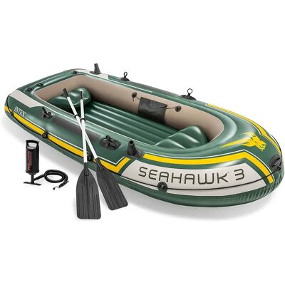 Intex Seahawk 3 Persoon Opblaasboot - Watersport Intex Seahawk 3 Persoon Opblaasboot - Watersport
