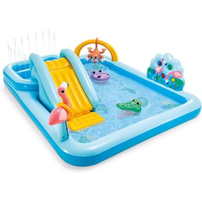 Intex 57161NP Piscine pour enfants - Centre de jeux aquatiques - Aventures dans la jungle Intex 57161NP Piscine pour enfants - Centre de jeux aquatiques - Aventures dans la jungle