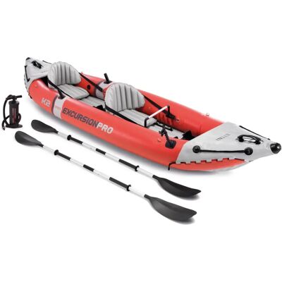 Intex Excursion Pro - Felfújható kajak 2 főre - PVC, Sötét Narancs Intex Excursion Pro - Felfújható kajak 2 főre - PVC, Sötét Narancs