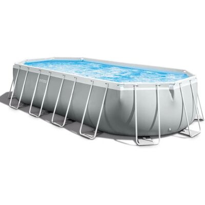 Intex 26798GN Blue Grey Above Ground Pool - Above ground pool Intex 26798GN Blue Grey Above Ground Pool - Above ground pool