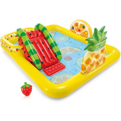 Intex Gelbes Fun'n'Fruity Aufblasbarer Pool - Garten Spielzeug Intex Gelbes Fun'n'Fruity Aufblasbarer Pool - Garten Spielzeug
