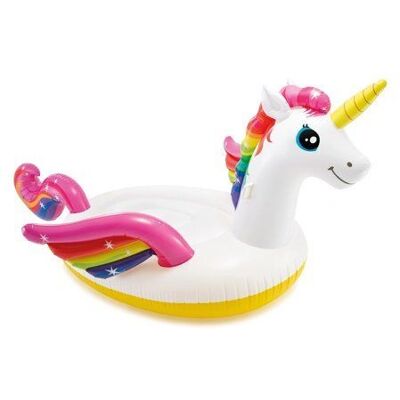 Intex Große Mehrfarben Unicorn Schwimminsel - 251x163x145cm Intex Große Mehrfarben Unicorn Schwimminsel - 251x163x145cm