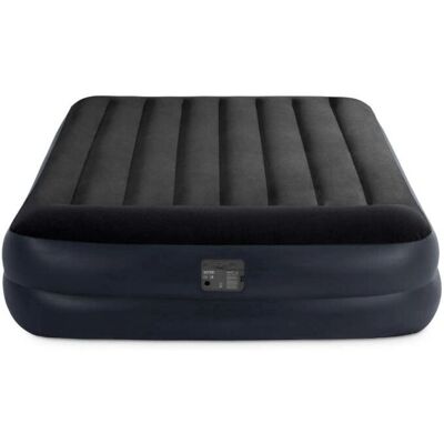 Matelas gonflable Intex Dura-Beam Basic Queen - Lit d'air - Publicité Matelas gonflable Intex Dura-Beam Basic Queen - Lit d'air - Publicité