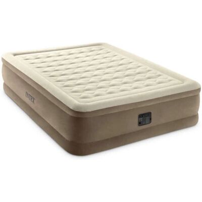 Intex Ultra Plush 2-Person Luftmatratze - Beige - Unterstützung & Wasserfest Intex Ultra Plush 2-Person Luftmatratze - Beige - Unterstützung & Wasserfest