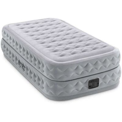 Intex Supreme Air-Flow Gris Clair - Matelas gonflable - Publicité Intex Supreme Air-Flow Gris Clair - Matelas gonflable - Publicité