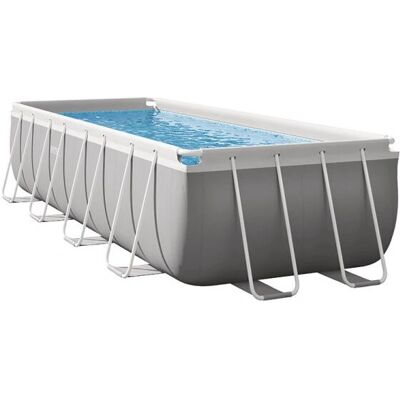 Piscina rettangolare fuori terra Intex - Telaio in PVC e acciaio - 8.418L Piscina rettangolare fuori terra Intex - Telaio in PVC e acciaio - 8.418L