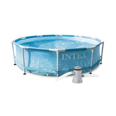 Intex 28208 Aufstellbecken Rund 4485 L Blau - Pool Intex 28208 Aufstellbecken Rund 4485 L Blau - Pool