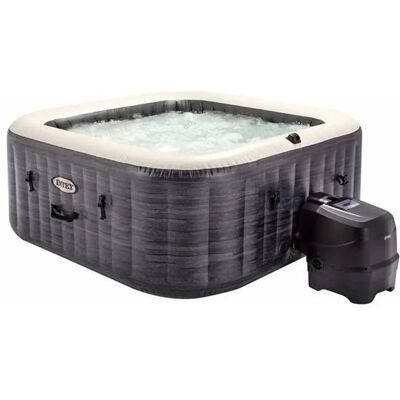 Intex PureSPA Bubble Greystone - Jacuzzi pour 4 - Publicité Intex PureSPA Bubble Greystone - Jacuzzi pour 4 - Publicité