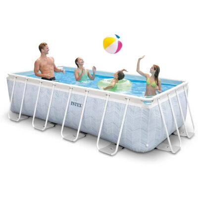 Intex CHEVRON PRISM téglalap alakú medence - 200x100x400cm, 6836L Intex CHEVRON PRISM téglalap alakú medence - 200x100x400cm, 6836L