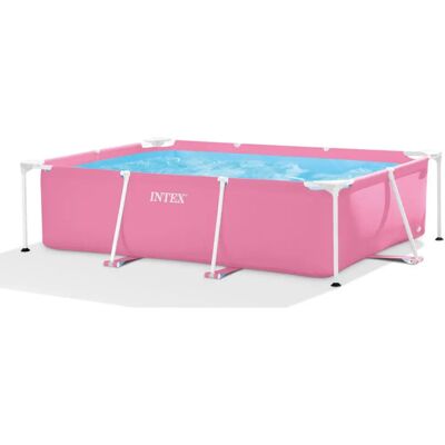 Piscine hors sol rectangulaire rose Intex 28266NP - Piscine - Publicité Piscine hors sol rectangulaire rose Intex 28266NP - Piscine - Publicité
