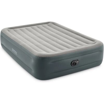 Materasso Matrimoniale Gonfiabile Grigio Chiaro - Letto Gonfiabile con Pompa Elettrica Materasso Matrimoniale Gonfiabile Grigio Chiaro - Letto Gonfiabile con Pompa Elettrica