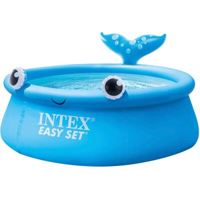 Piscina Gonfiabile Balena Easy Set di Intex - Piscina gonfiabile, Blu, 183x51cm Piscina Gonfiabile Balena Easy Set di Intex - Piscina gonfiabile, Blu, 183x51cm