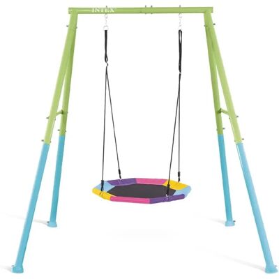 Ensemble de Balançoires de Jeu Vert Bleu Intex - Équipement pour enfants - Publicité Ensemble de Balançoires de Jeu Vert Bleu Intex - Équipement pour enfants - Publicité