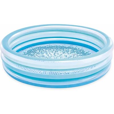 Intex Barnfjädrande pool - 147x33cm, 3 kamrar, Blå Intex Barnfjädrande pool - 147x33cm, 3 kamrar, Blå