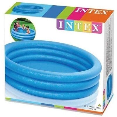 Nafukovací Intex bazén 3 kruhy modrý 1.68mx 38cm - Bazén Nafukovací Intex bazén 3 kruhy modrý 1.68mx 38cm - Bazén