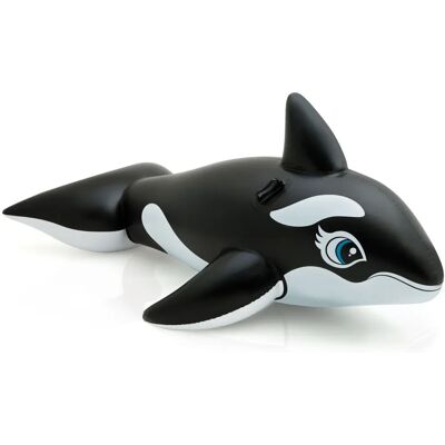 Intex Wal Inflatable Pool Float - Schwarz & Weiß Vinyl Intex Wal Inflatable Pool Float - Schwarz & Weiß Vinyl