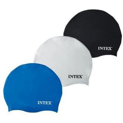 Intex 55991 Silikon Schwimmkappe - Bunte Farben, ab 8 Jahre Intex 55991 Silikon Schwimmkappe - Bunte Farben, ab 8 Jahre