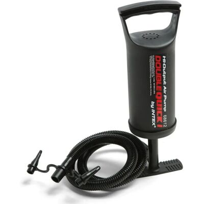 Intex Svart Handpump - Double Quick Uppblåsare Intex Svart Handpump - Double Quick Uppblåsare