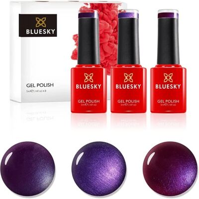 Set di Smalti Gel Bluesky - Uva, Lilla Sparkle, Violette S - Kit Smalti Gel Set di Smalti Gel Bluesky - Uva, Lilla Sparkle, Violette S - Kit Smalti Gel