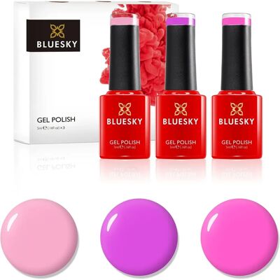 Bluesky Pink Gel Nail Polish Set - Nail Polish Set Bluesky Pink Gel Nail Polish Set - Nail Polish Set