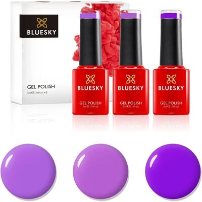 Bluesky Lila Gel Nagellack-Set - Lila Bluesky Lila Gel Nagellack-Set - Lila