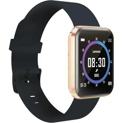 Montre connectée Lenovo E1 Pro - 1,44" Tactile, IP67, Or - Publicité Montre connectée Lenovo E1 Pro - 1,44" Tactile, IP67, Or - Publicité