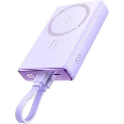 Magnetyczny powerbank Joyroom 10000mAh - Powerbank - Fioletowy Magnetyczny powerbank Joyroom 10000mAh - Powerbank - Fioletowy