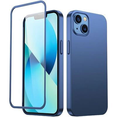 Joyroom Blaue iPhone 13 Hülle - Schutzcover & Glas Joyroom Blaue iPhone 13 Hülle - Schutzcover & Glas