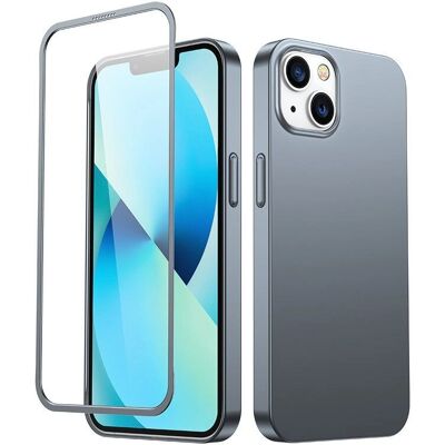 Joyroom iPhone 13 Komplett Hülle Grau - Schutzcase & Glas Joyroom iPhone 13 Komplett Hülle Grau - Schutzcase & Glas