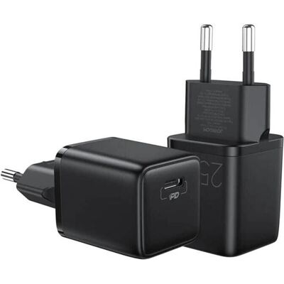 Joyroom L-P251 Kompakt 25W USB-C Gyors töltő - Fekete Joyroom L-P251 Kompakt 25W USB-C Gyors töltő - Fekete