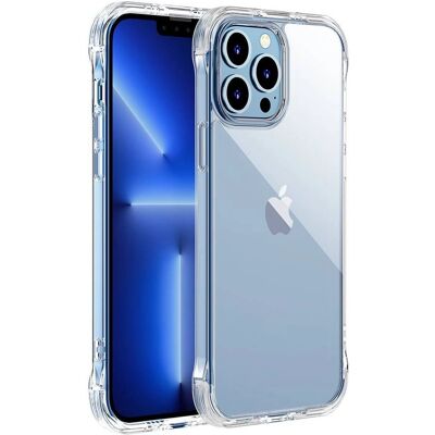 Coque robuste transparente Joyroom pour iPhone 13 Pro avec support - Publicité Coque robuste transparente Joyroom pour iPhone 13 Pro avec support - Publicité