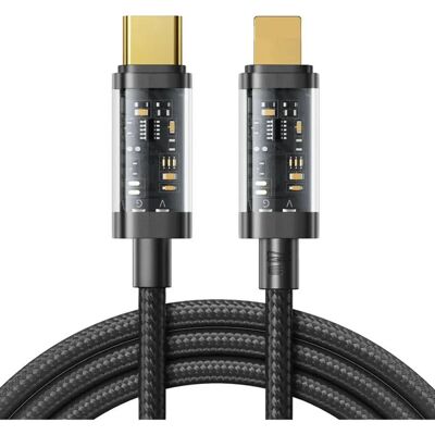Joyroom USB-C a Lightning kábel - 20W gyors töltés - Fekete Joyroom USB-C a Lightning kábel - 20W gyors töltés - Fekete