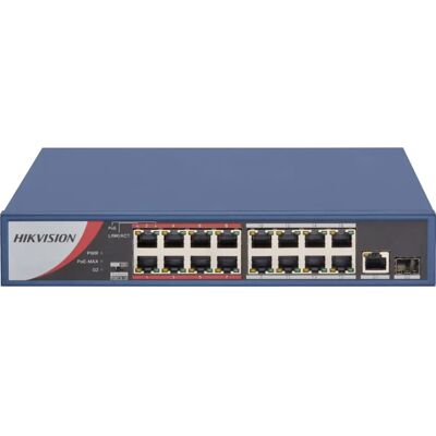 Hikvision DS-3E0318P-E/M - Switch Ethernet PoE a 16 porte Hikvision DS-3E0318P-E/M - Switch Ethernet PoE a 16 porte