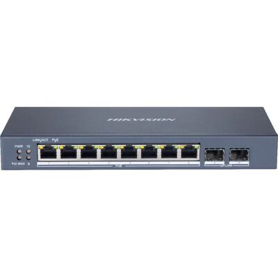 Hikvision - DS-3E1510P-EI - 8x PoE+ 10/100/1000 - 2x SFP - Network switch Hikvision - DS-3E1510P-EI - 8x PoE+ 10/100/1000 - 2x SFP - Network switch