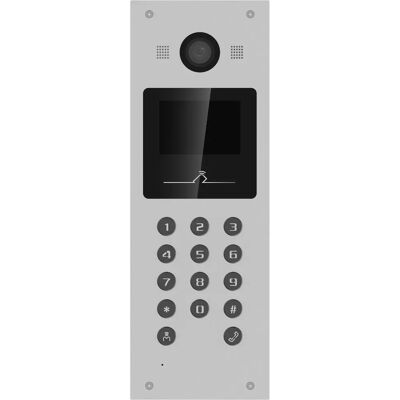 Hikvision DS-KD3003-E6 Video-Gegensprechanlage - 2MP, Schwarz, Silber Hikvision DS-KD3003-E6 Video-Gegensprechanlage - 2MP, Schwarz, Silber