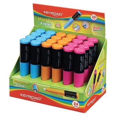 CWR KR972139 Bleistiftspitzer - Manuell, Verschiedene Farben, 2-in-1 CWR KR972139 Bleistiftspitzer - Manuell, Verschiedene Farben, 2-in-1