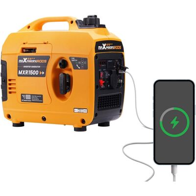 Maxpeedingrods - Generador portátil de gasolina 1200W para camping y emergencias - 11.5kg Maxpeedingrods - Generador portátil de gasolina 1200W para camping y emergencias - 11.5kg