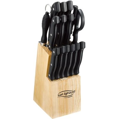 Set di coltelli da cucina San Ignacio 15 pezzi - Acciaio inossidabile multicolore Set di coltelli da cucina San Ignacio 15 pezzi - Acciaio inossidabile multicolore