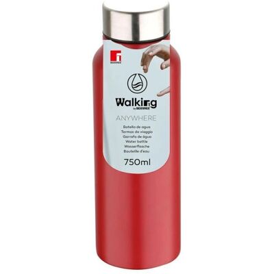 Bergner Láhev na pití 6941349521822 - 750 ml Nerezová ocel Červená Bergner Láhev na pití 6941349521822 - 750 ml Nerezová ocel Červená