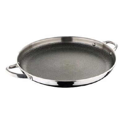 Masterpro Padella Paella in Acciaio Inox 36cm - Antiaderente, Induzione Masterpro Padella Paella in Acciaio Inox 36cm - Antiaderente, Induzione