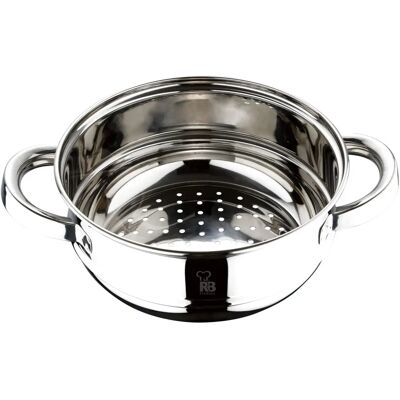 Vapeur Renberg en Acier Inoxydable - Ø 18 cm - Argenté Vapeur Renberg en Acier Inoxydable - Ø 18 cm - Argenté