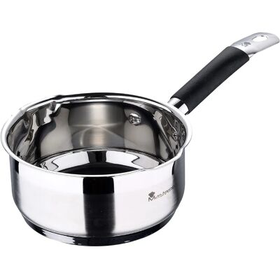 Pentola in acciaio inox Masterpro bgmp-1500-bk - 1,3L, 16x7,5cm Pentola in acciaio inox Masterpro bgmp-1500-bk - 1,3L, 16x7,5cm