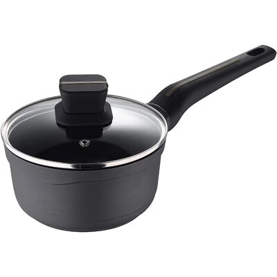 Casserole Bergner Q3711 1,3L Noir Compatible induction - Casserole - Publicité Casserole Bergner Q3711 1,3L Noir Compatible induction - Casserole - Publicité