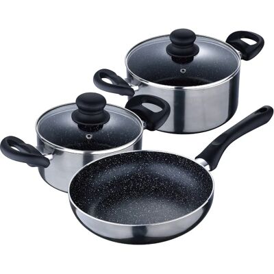 San Ignacio SG-6895 Grünes Kochgeschirr-Set - Für Induktion geeignet San Ignacio SG-6895 Grünes Kochgeschirr-Set - Für Induktion geeignet