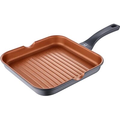 Poêle à Grill en Aluminium Moulé San Ignacio - 28cm - Publicité Poêle à Grill en Aluminium Moulé San Ignacio - 28cm - Publicité