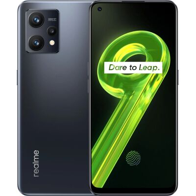 Realme 9 Schwarz - Smartphone mit 6,4-Zoll Super AMOLED, 108MP Kamera Realme 9 Schwarz - Smartphone mit 6,4-Zoll Super AMOLED, 108MP Kamera