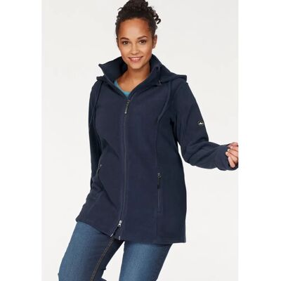 POLARINO Damen Fleecejacke - Sportswear - 44 - Blau POLARINO Damen Fleecejacke - Sportswear - 44 - Blau