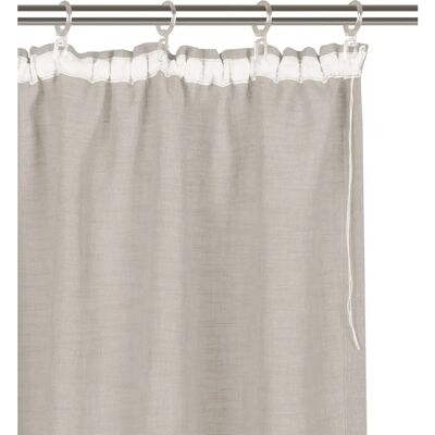 Andas Fiete Beige Halbtransparente Gardine - Vorhang Andas Fiete Beige Halbtransparente Gardine - Vorhang