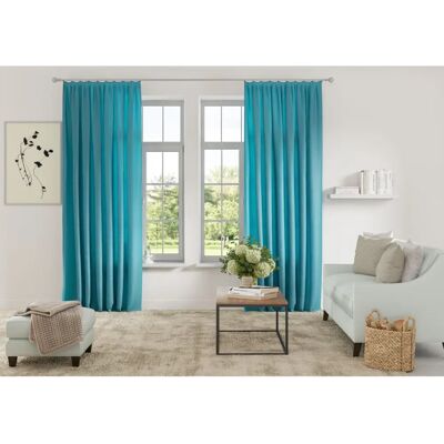 Home Affaire Parry Blaue Vorhänge - 2er Set, blickdicht, modern Home Affaire Parry Blaue Vorhänge - 2er Set, blickdicht, modern
